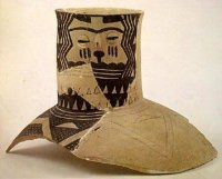 Vase with face